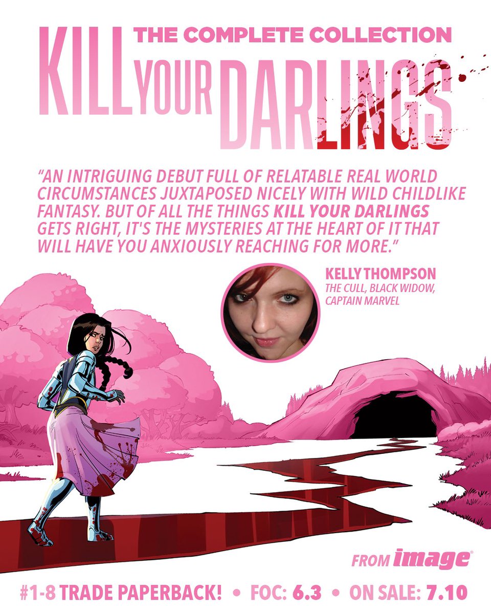 GrifSheridan's tweet photo. Hey, KILL YOUR DARLINGS: THE COMPLETE COLLECTION is out NEXT MONTH from @ImageComics, but THIS MONDAY (6/3) is FOC!

Hit the link to order, plus check out some of the kind things folks have said about our Eisner-nominated (😳) horror/fantasy…

https://t.co/NVBUQ7rPKN

🌹✨🩸 https://t.co/ZegPS2VMev