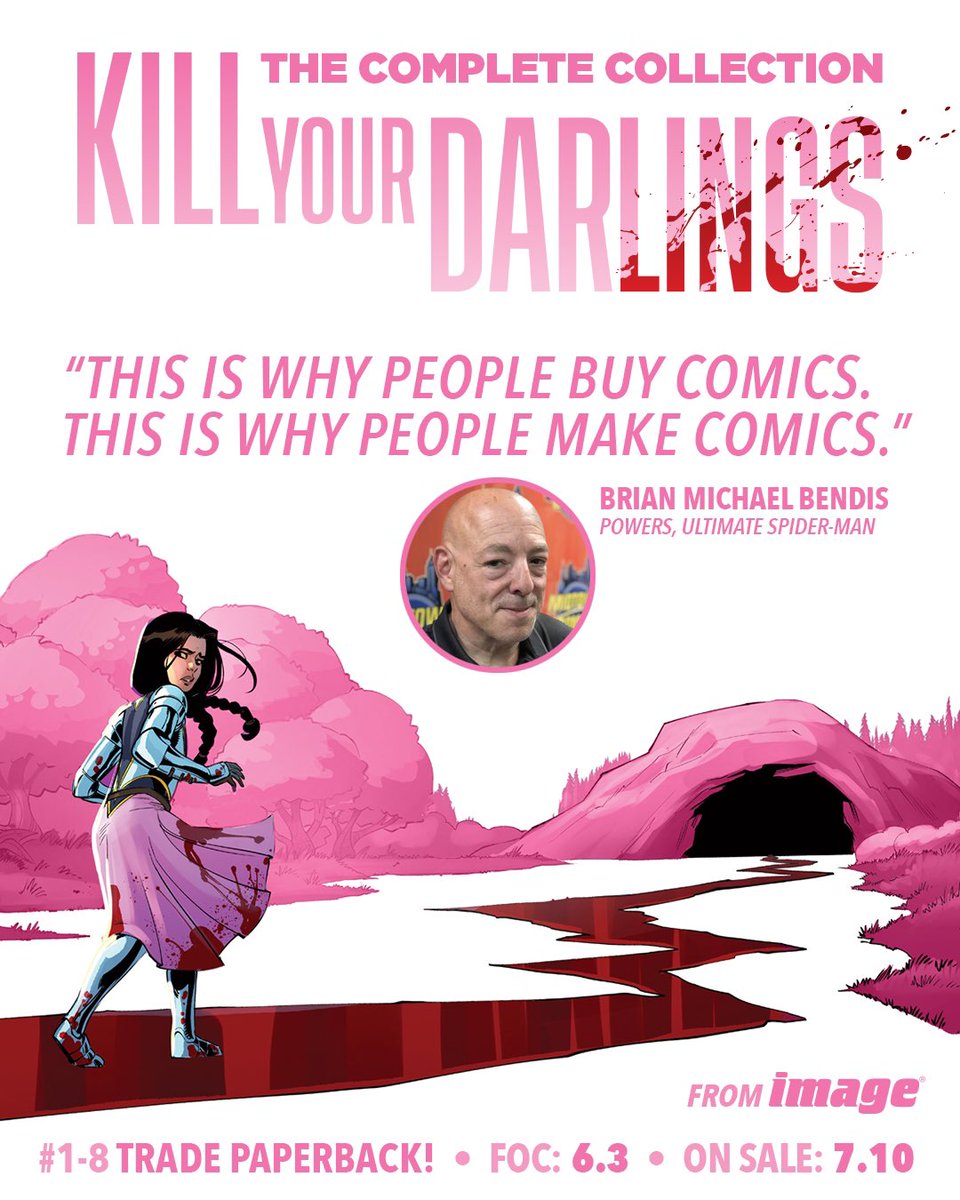 GrifSheridan's tweet photo. Hey, KILL YOUR DARLINGS: THE COMPLETE COLLECTION is out NEXT MONTH from @ImageComics, but THIS MONDAY (6/3) is FOC!

Hit the link to order, plus check out some of the kind things folks have said about our Eisner-nominated (😳) horror/fantasy…

https://t.co/NVBUQ7rPKN

🌹✨🩸 https://t.co/ZegPS2VMev