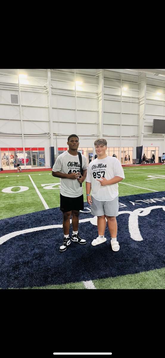 Nathanbrown_56's tweet photo. Had a great time today at Ole Miss!!! @Josh_beck2 @Coastfootball @OleMissFB https://t.co/TihqGAidoT