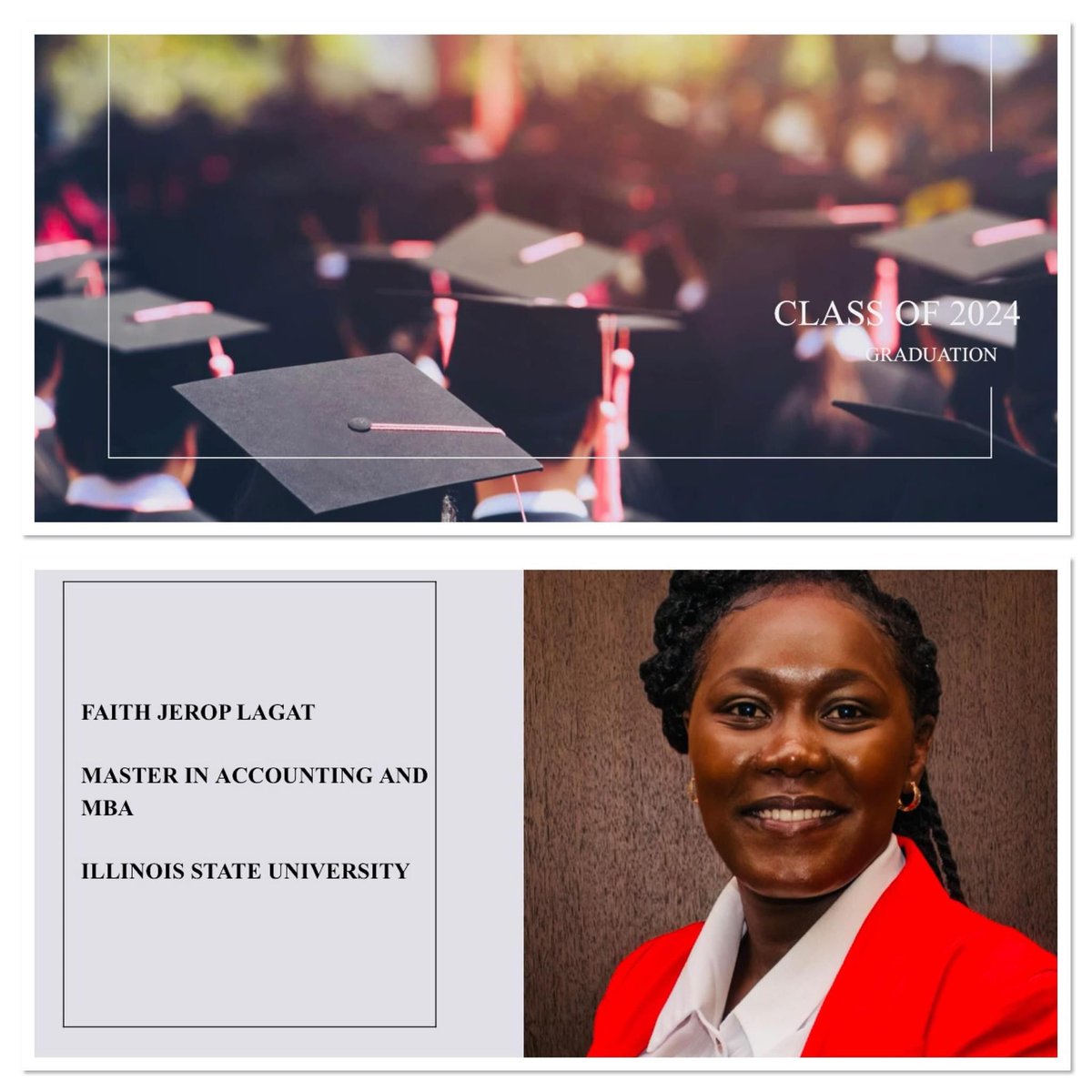 students_kenya's tweet photo. "Education is the passport to the future, for tomorrow belongs to those who prepare for it today." Malcolm X 
Faith  Lagat, Congratulations on your Graduation! Your KESID Family celebrates  you!  @phylisjerono , @KenyaembassyDC , @roselinenjogu , @Bettymuganda17 , @machoguezekiel https://t.co/zE1JVGEAoP