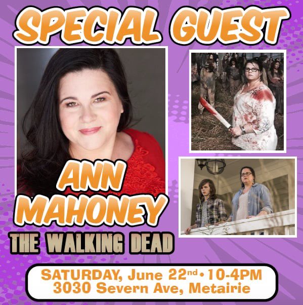 ANNIEMOHO's tweet photo. Apparently they have some Olivia specific comics at @bsicomics - so come out and meet me and get an autograph! I will have pics available for you to choose from as well! #TWDFamily https://t.co/bq9z6b9ASf