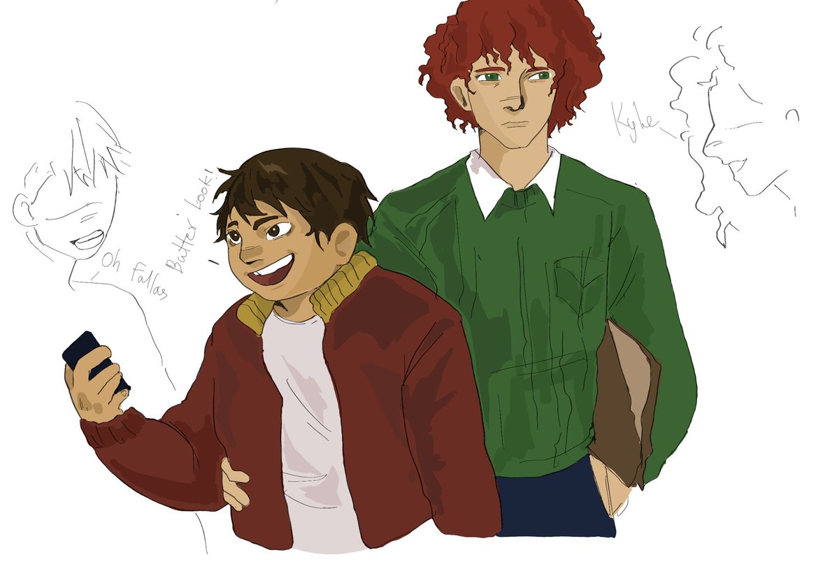 thela_frozen's tweet photo. I’ve just read their fanfic and I wanna draw kyman
#kyman #spkyman #kyle #cartman https://t.co/yWYDjQVBpy