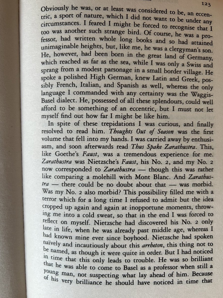 robkhenderson's tweet photo. Jung’s reaction when he read Nietzsche for the first time: https://t.co/NfnhGMUDFi