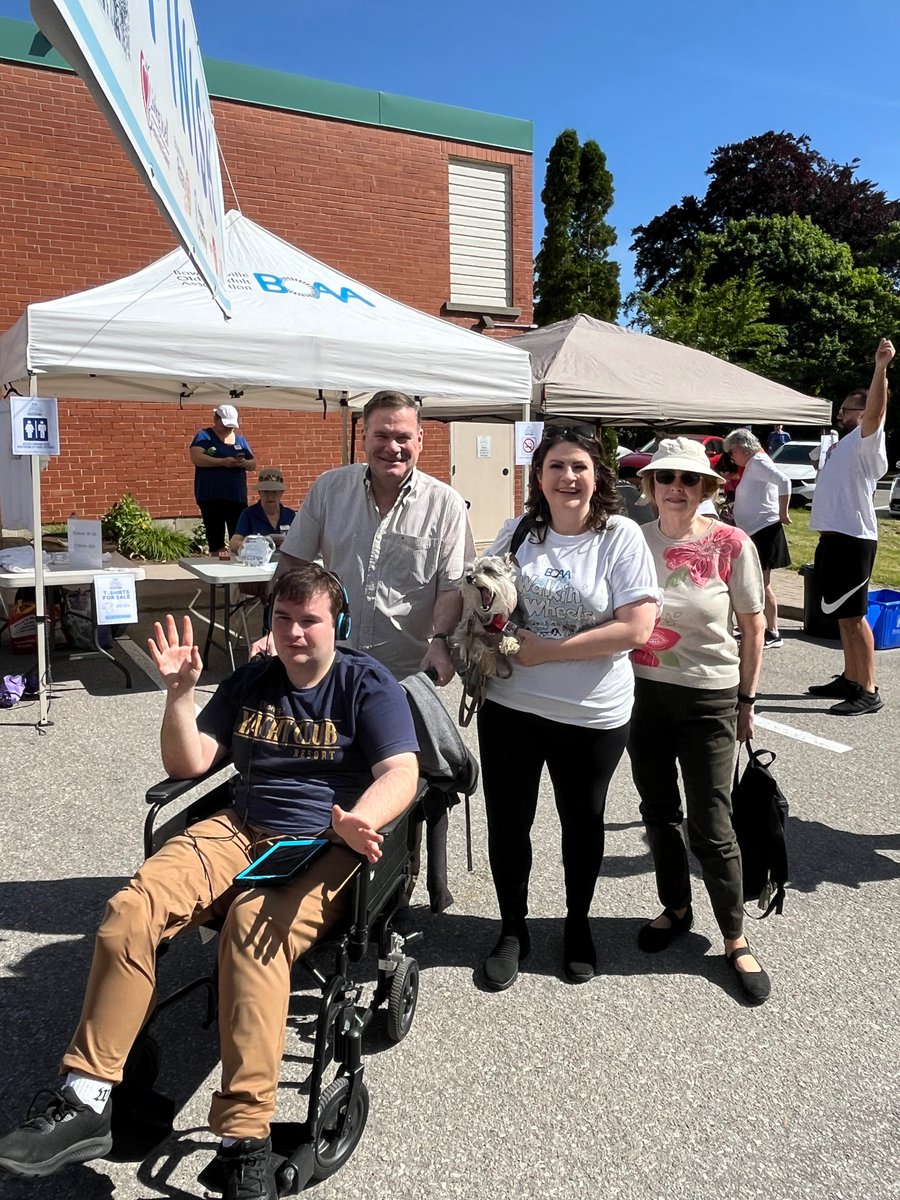 ToddJMcCarthy's tweet photo. Happy to join members of the Bowmanville Older Adult Association for their first annual “Walkin’ 4 Wheels Walkathon” to raise money for a new BOAA Wheels in Action vehicle!
Congratulations to the #BOAA and the many walkers who participated today to support a great cause! https://t.co/zrxyUVa7vt