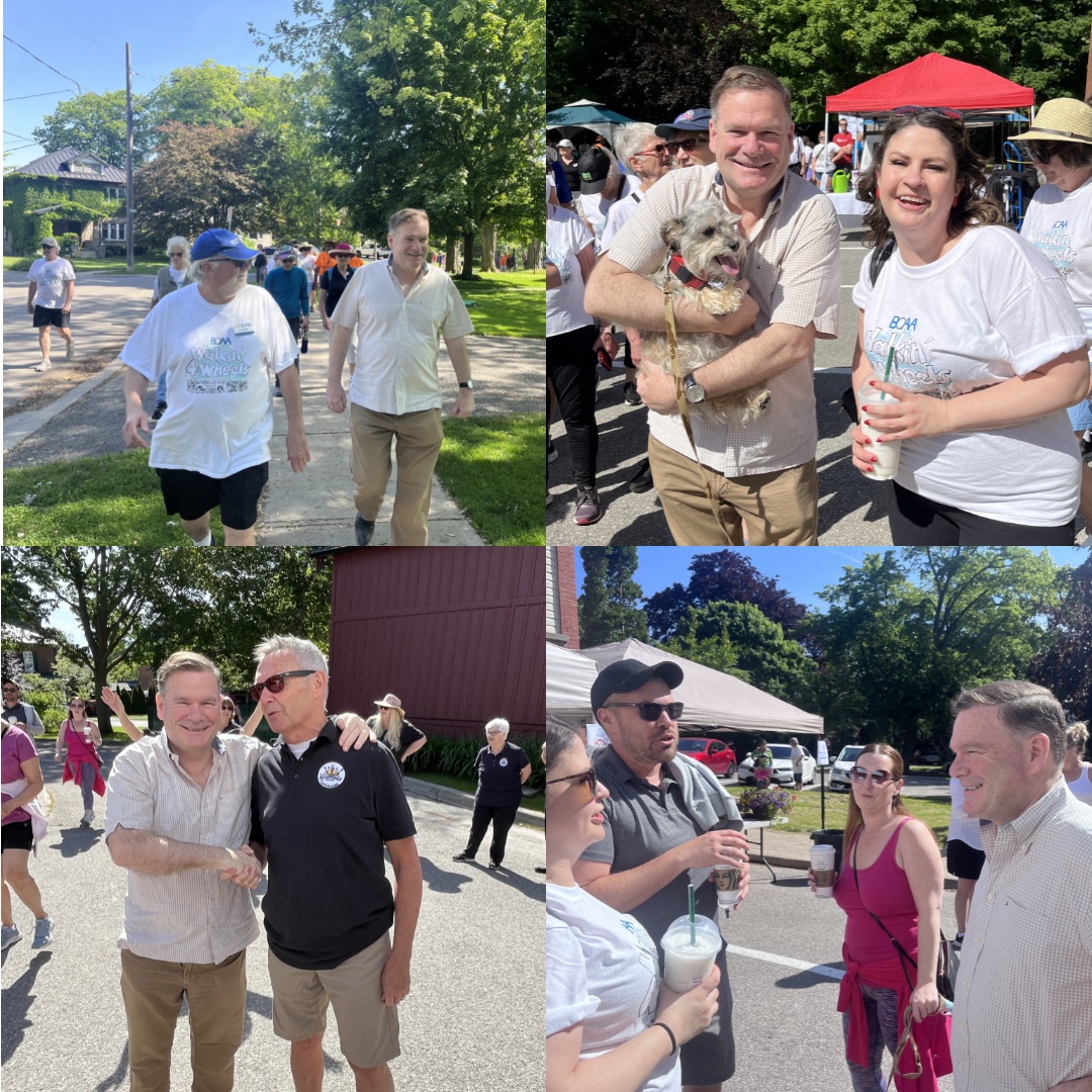 ToddJMcCarthy's tweet photo. Happy to join members of the Bowmanville Older Adult Association for their first annual “Walkin’ 4 Wheels Walkathon” to raise money for a new BOAA Wheels in Action vehicle!
Congratulations to the #BOAA and the many walkers who participated today to support a great cause! https://t.co/zrxyUVa7vt