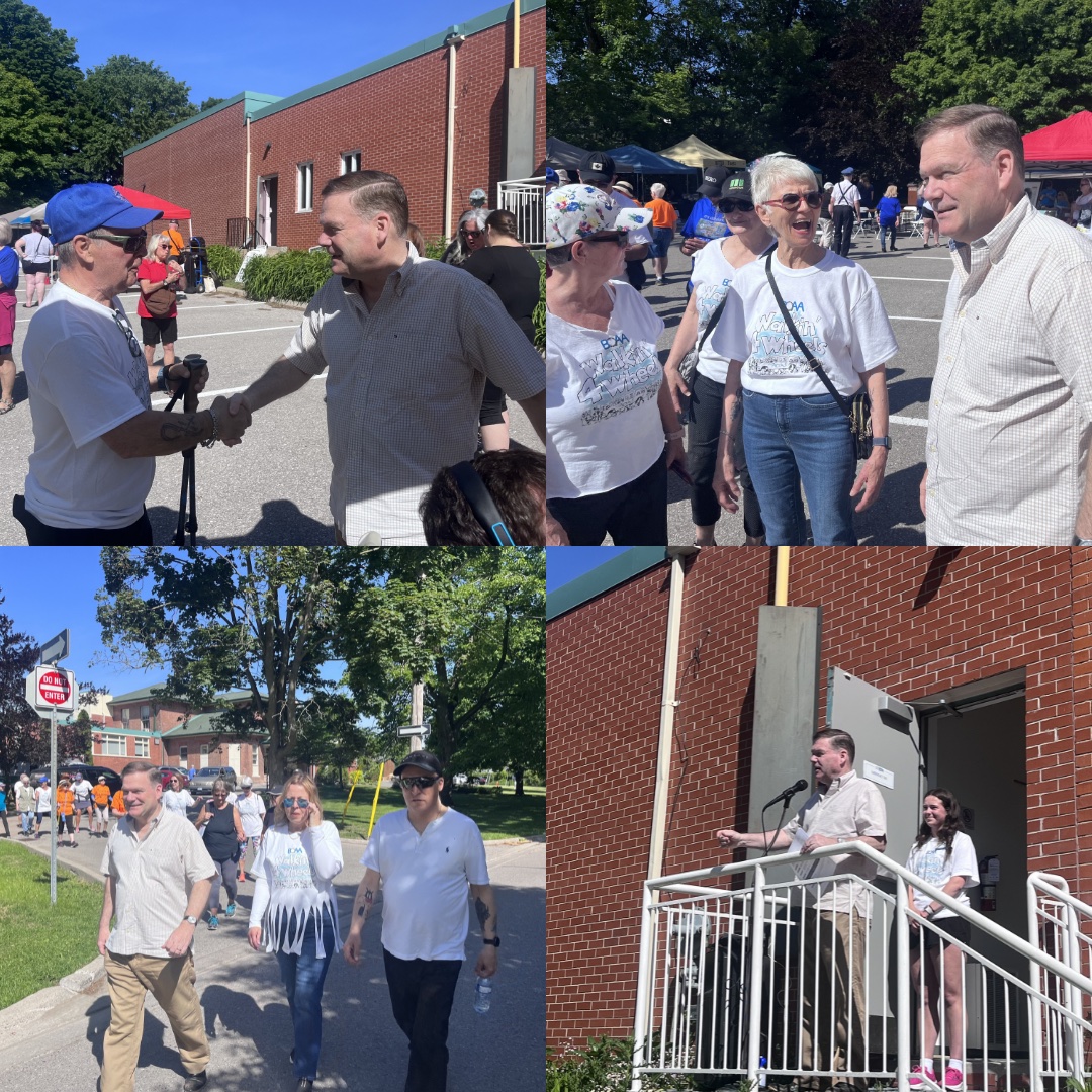 ToddJMcCarthy's tweet photo. Happy to join members of the Bowmanville Older Adult Association for their first annual “Walkin’ 4 Wheels Walkathon” to raise money for a new BOAA Wheels in Action vehicle!
Congratulations to the #BOAA and the many walkers who participated today to support a great cause! https://t.co/zrxyUVa7vt