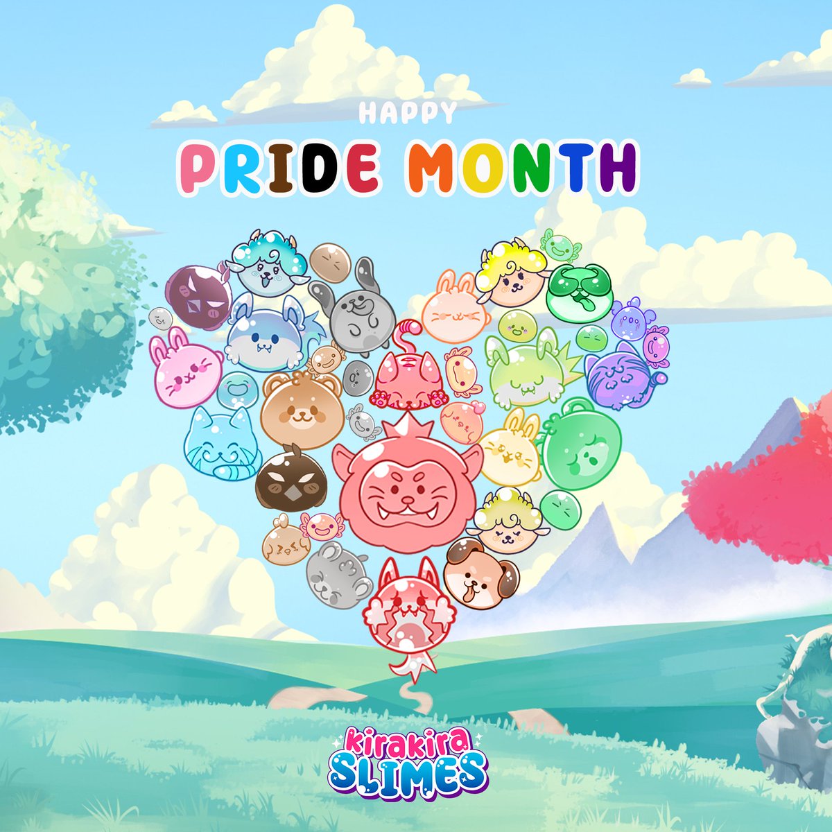 etherdreams's tweet photo. It’s time to play with PRIDE 🏳️‍🌈🏳️‍⚧️.
At Ether Dreams, We celebrate diversity in all its shapes. Join us in spreading love and equality. 
( ˘⌣˘)♡(˘⌣˘ )

#pride #pridemonth #kirakiraslimes #indiegame #pride2024 #gamedev #gamedevelopment #puzzlegame https://t.co/xs1iSShD37