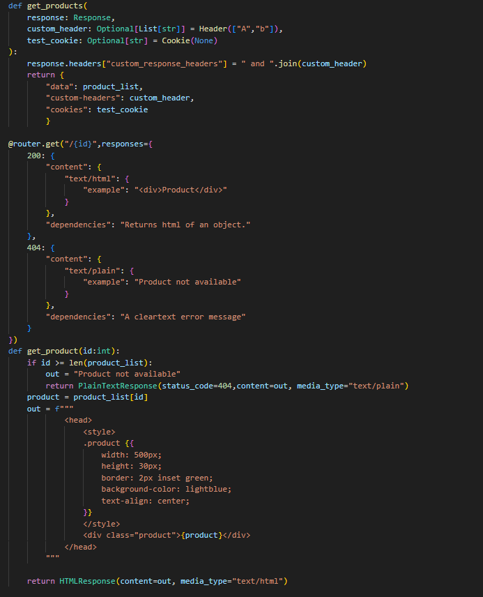 chetan_sonigra's tweet photo. #100daysofcodepython
π
Day 36 of my Python journey: Exception handling, Custom Response, Authentication with Oauth2, Headers, Cookies, form data, working with files, Deploying, Debugging, Testing and logging in FastAPI!π
->https://t.co/zfNfDZhD15
#FastAPI #Python #OAuth2 #CORS https://t.co/Y3vbACvdUK