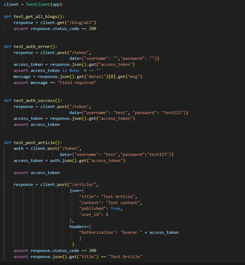 chetan_sonigra's tweet photo. #100daysofcodepython
π
Day 36 of my Python journey: Exception handling, Custom Response, Authentication with Oauth2, Headers, Cookies, form data, working with files, Deploying, Debugging, Testing and logging in FastAPI!π
->https://t.co/zfNfDZhD15
#FastAPI #Python #OAuth2 #CORS https://t.co/Y3vbACvdUK