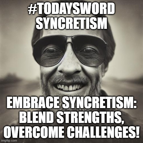 TheGuySmiling's tweet image. #TodaysWord
Syncretism describes blending different beliefs, practices, or cultures into one.

Like mixing various traditions to create a unified, harmonious belief system.

#BlendAndThrive 🌟
#UnifiedStrength 💪
#HarmoniousLife 🎶
#TogetherStrong 🤝
