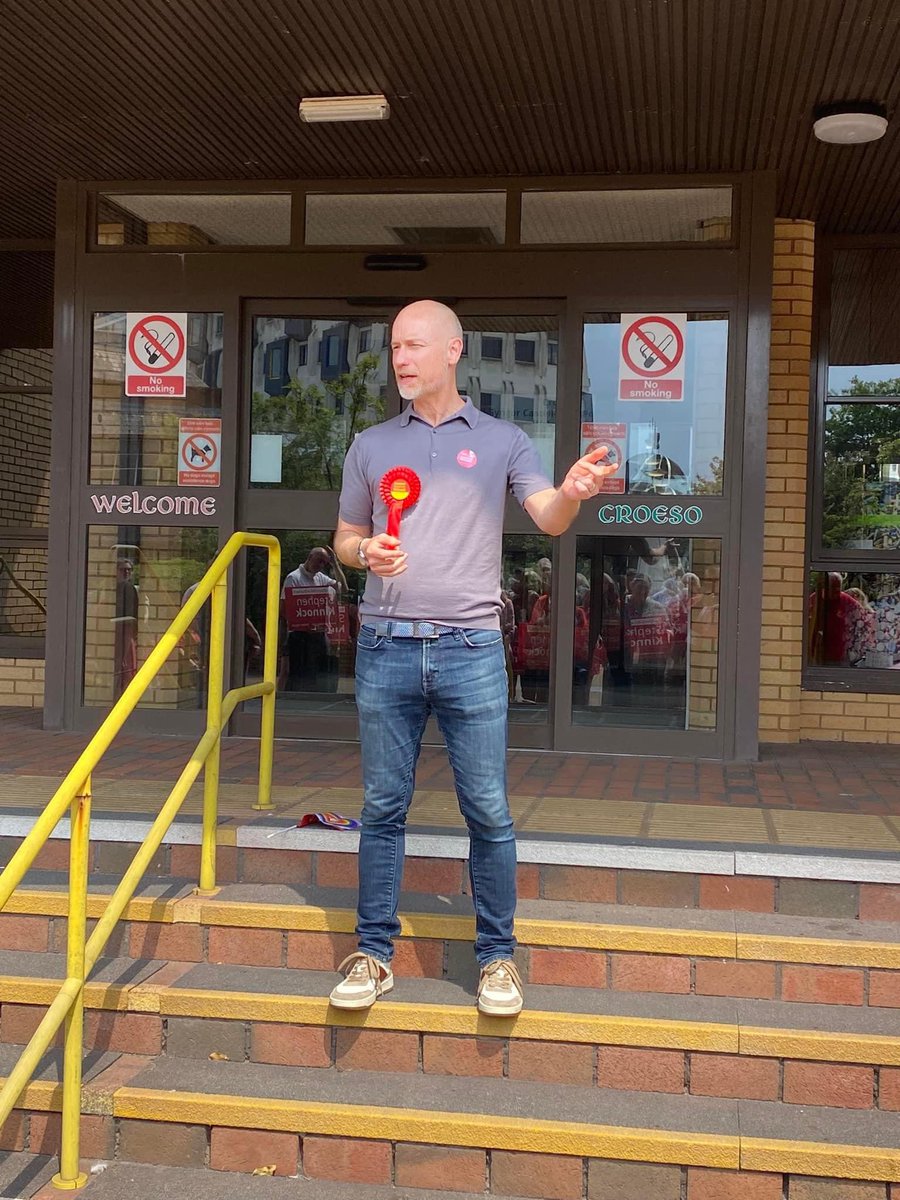 Today we officially launched our campaign to re-elect <a href="/SKinnock/">Stephen Kinnock</a>, in Port Talbot, for the Aberavon Maesteg constituency. 

Thank you to everyone who joined us, especially <a href="/Jeremy_Miles/">Jeremy Miles</a> <a href="/carolynharris24/">Carolyn Harris</a> <a href="/sarah4bridgend/">Sarah Murphy MS</a> and <a href="/DavidReesMS/">David Rees MS</a> ✅🗳️🌹

#VoteLabour