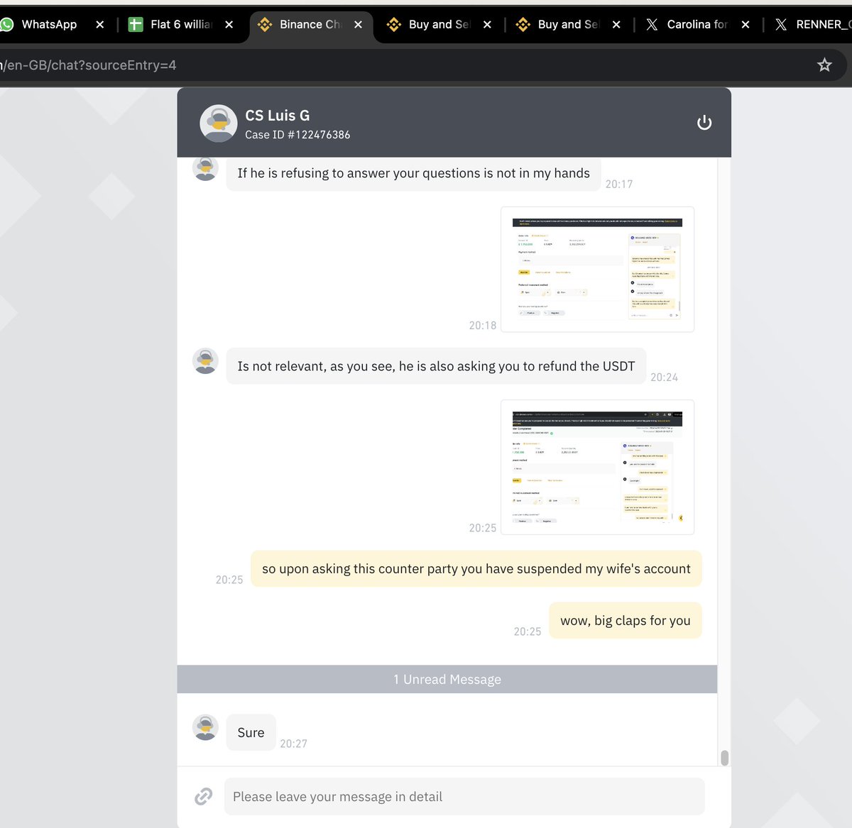 W__2000__D's tweet image. literally it breaks me today... is this how binance support deal professionally.... #LookingforSolution #binanceChatSupportTeam #AccountSuspension #SuspendMyWifeAccountWithNoReason