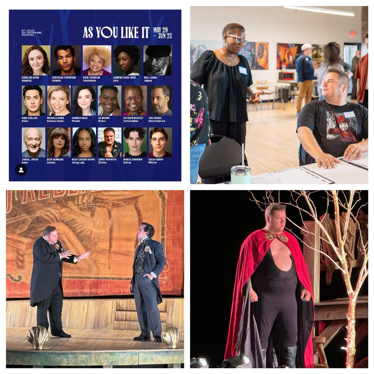 Lenny Mephisto (@leonemephisto) on Twitter photo I've had the time of my life
I've never felt this way before
I swear, It's the truth and I owe it all to you <a href="/STLShakesFest/">St. Louis Shakespeare Festival</a>
Let's write "As You Like It 2"
The revenge of King Charles I've had the time of my life
I've never felt this way before
I swear, It's the truth and I owe it all to you <a href="/STLShakesFest/">St. Louis Shakespeare Festival</a>
Let's write "As You Like It 2"
The revenge of King Charles
