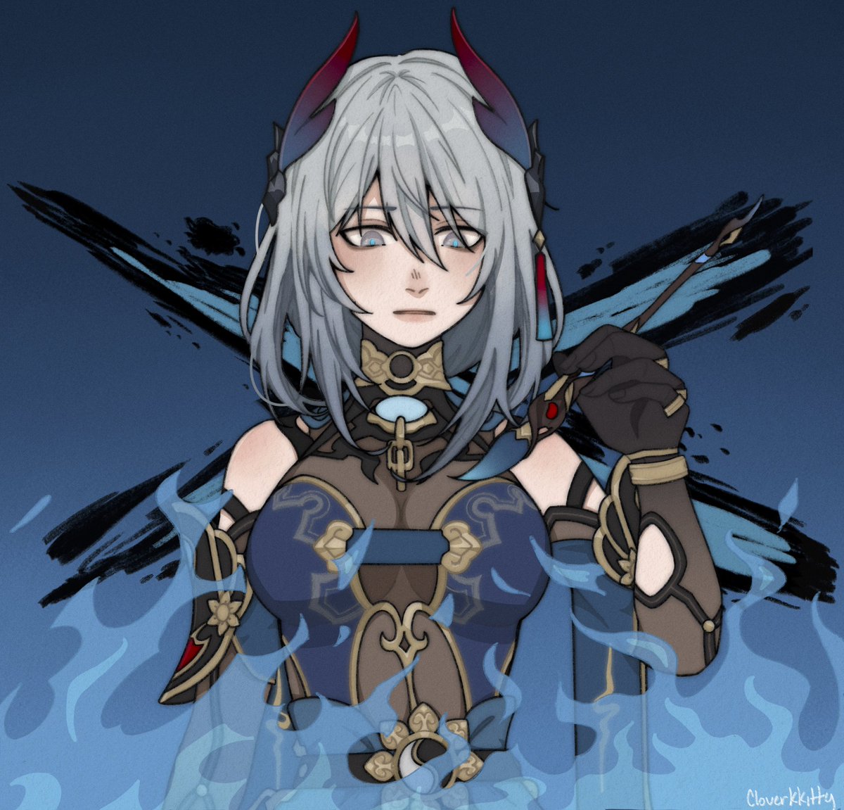 cloverkkitty's tweet photo. If you see this post your blue art! 🦋 https://t.co/6vF9tLigbE