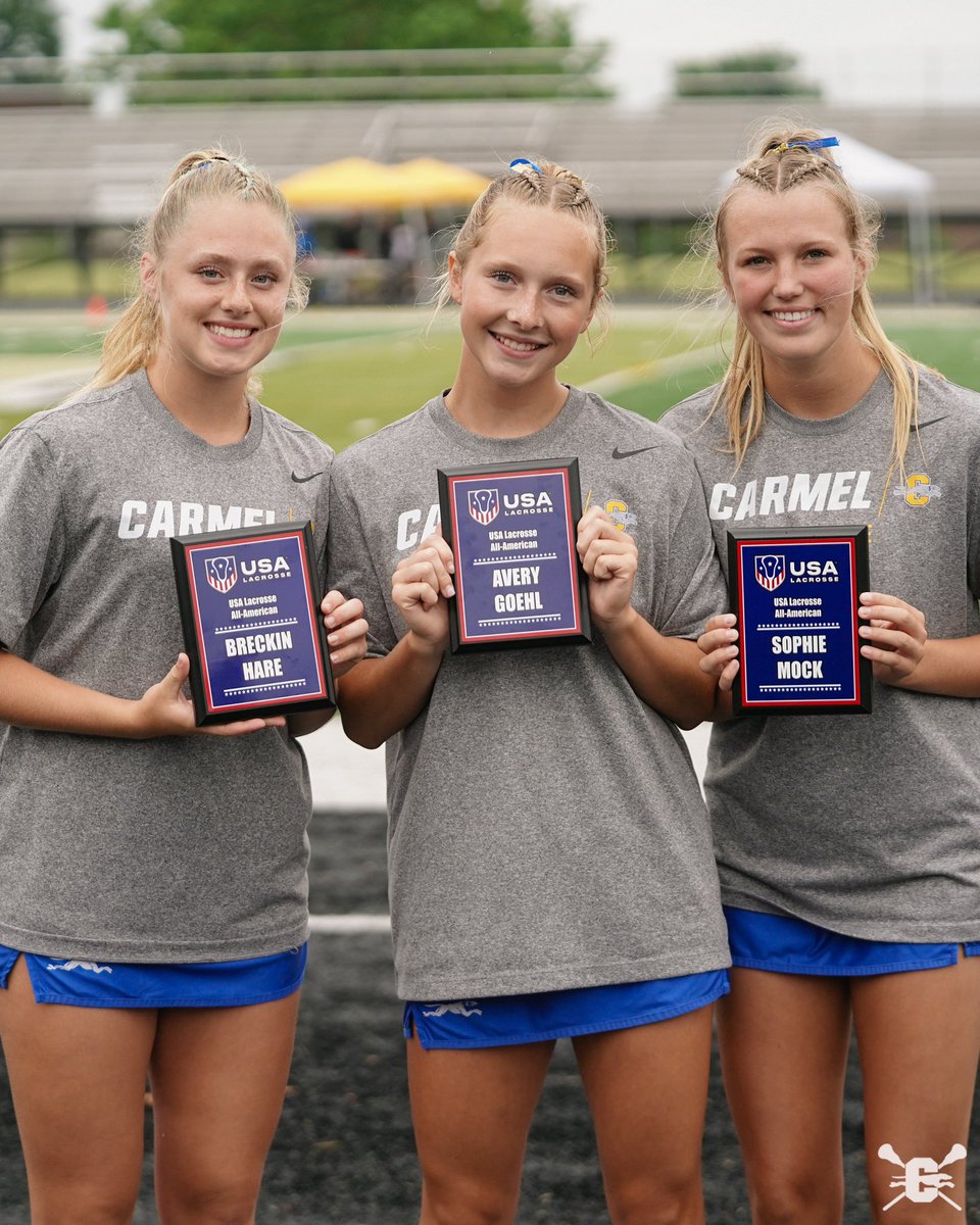carmelgirlsLAX's tweet photo. Award Szn 🏆

1. USA Lacrosse All-American: Breckin Hare, Avery Goehl, Sophie Mock

2. USA Lacrosse All-Academic: Sophie Mock

3. First Team All State: Breckin Hare, Avery Goehl, Sophie Mock

4. All State Honorable Mention: Jackie Mabry, Elle Tomalia 

#leaveitall https://t.co/XH7H8kSCXW