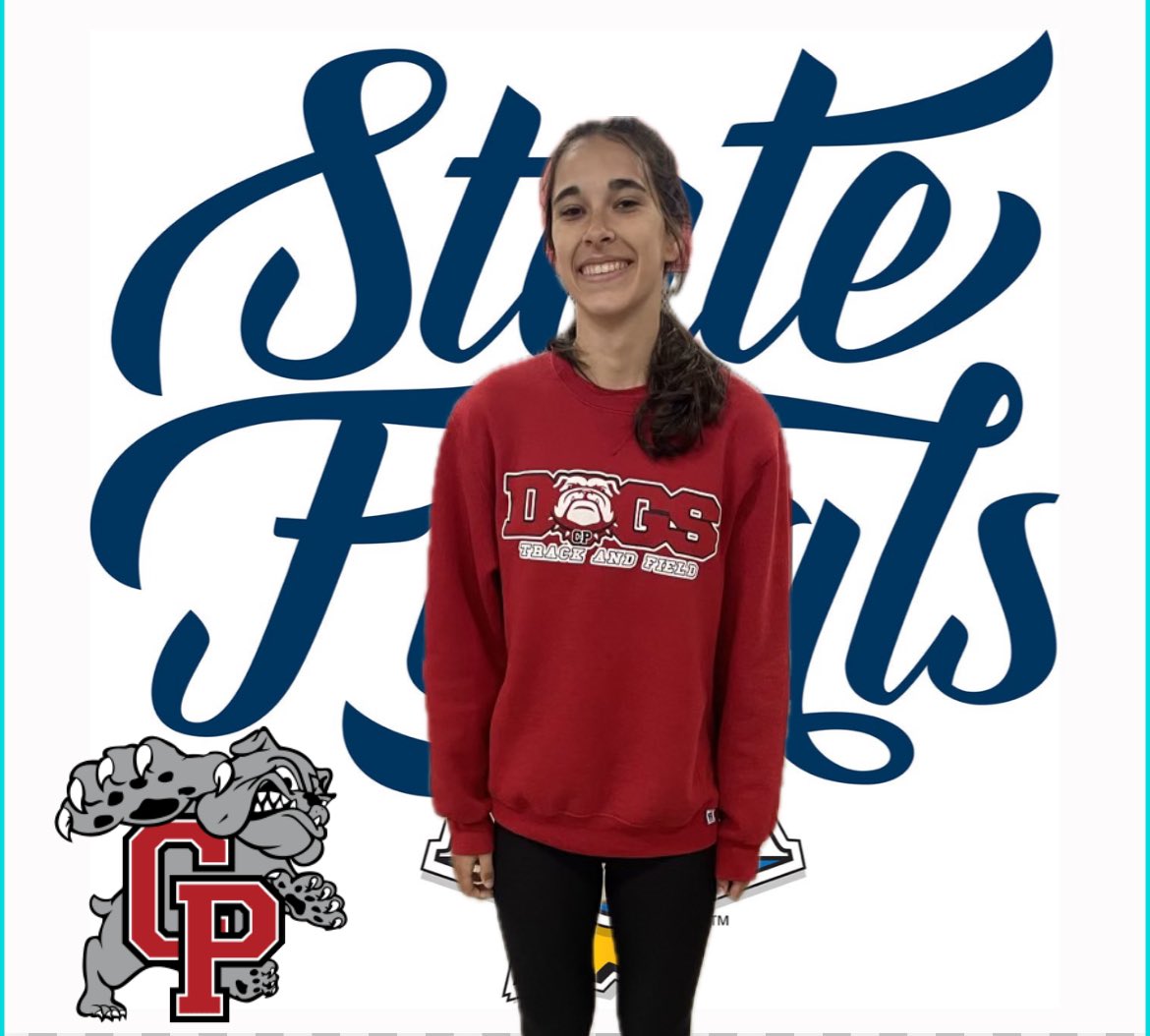 BulldogRunning's tweet photo. Congratulations Elisa Algozine on finishing 19th at the State Finals in high jump!! Go Dogs 🐾 https://t.co/4QTaixi3Z4