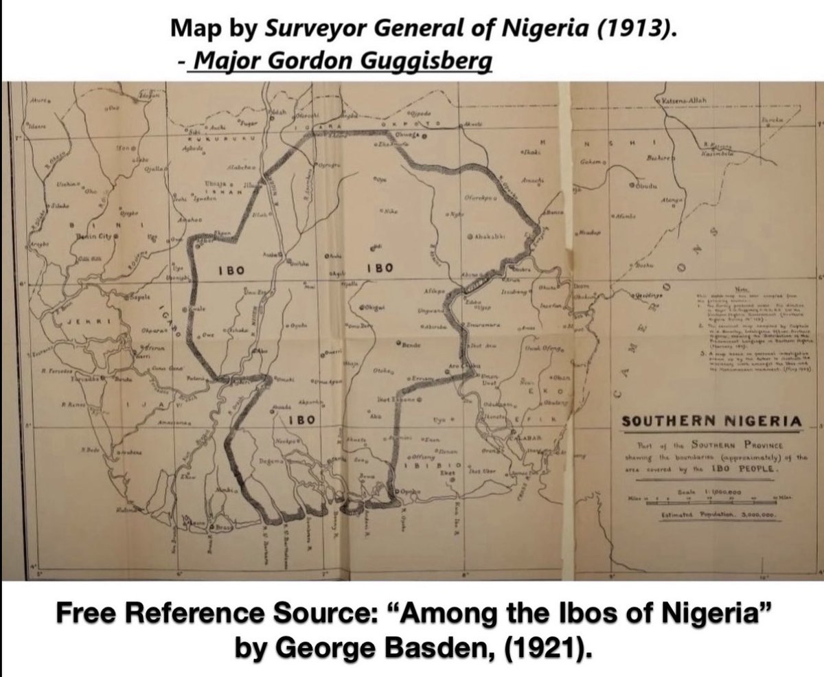 IgboLand_'s tweet image. IGBOS will not restructure/secede without every inch of our land. This map was designed in 1913 by the Surveyor General of Nigeria. In 1914, Lord Lugard joined the Northern and Southern protectorate to form the “The Colony and Protectorate of Nigeria”.