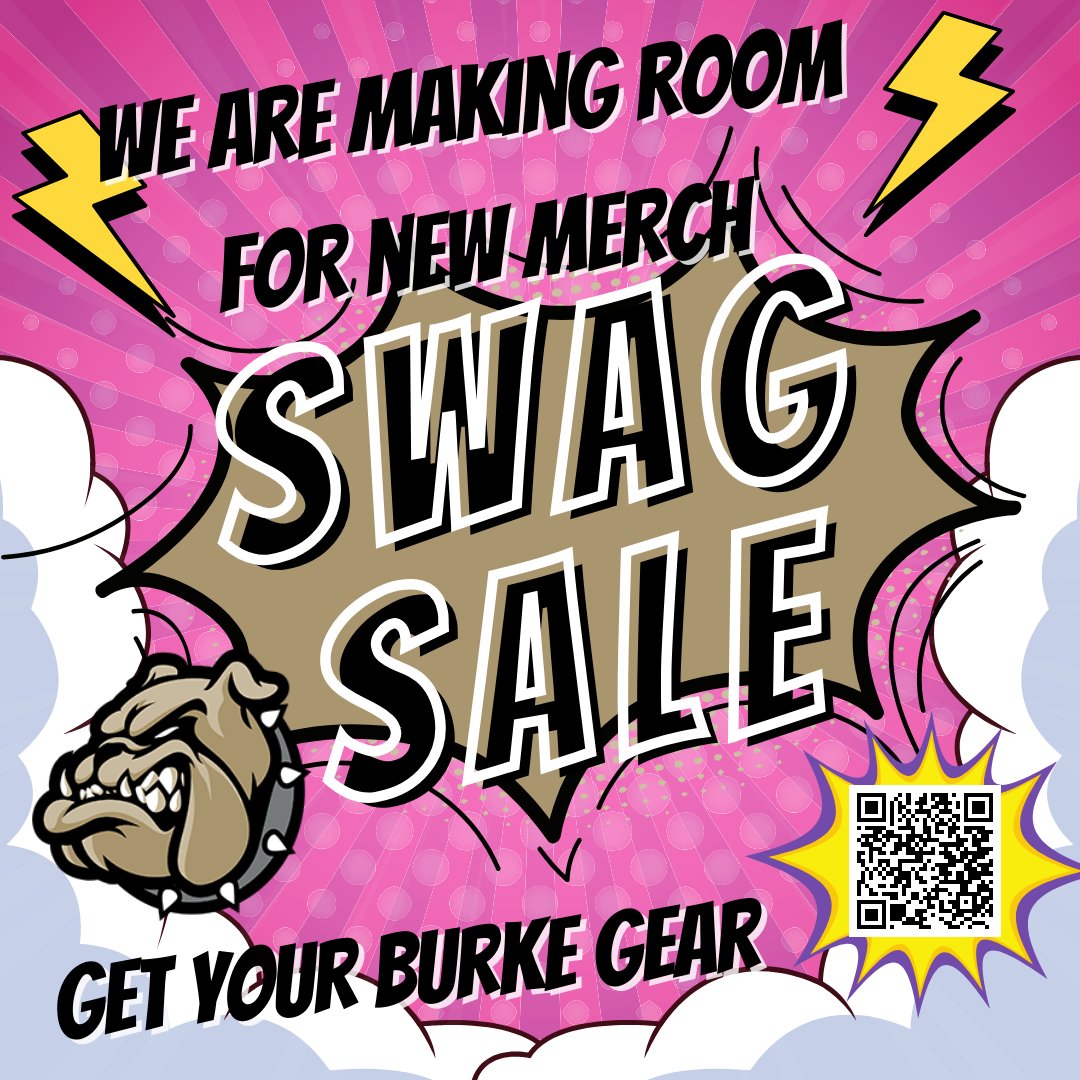 Attention Bulldog Nation📣
We are having an Online Swag Sale to make room for our new Burke Bulldog merchandise. Sweatshirts &amp; Hoodies $10-15 and Tshirts $5-10

Stock is limited, so check it out!
omahaburke-boosterclub.square.site/bulldog-apparel