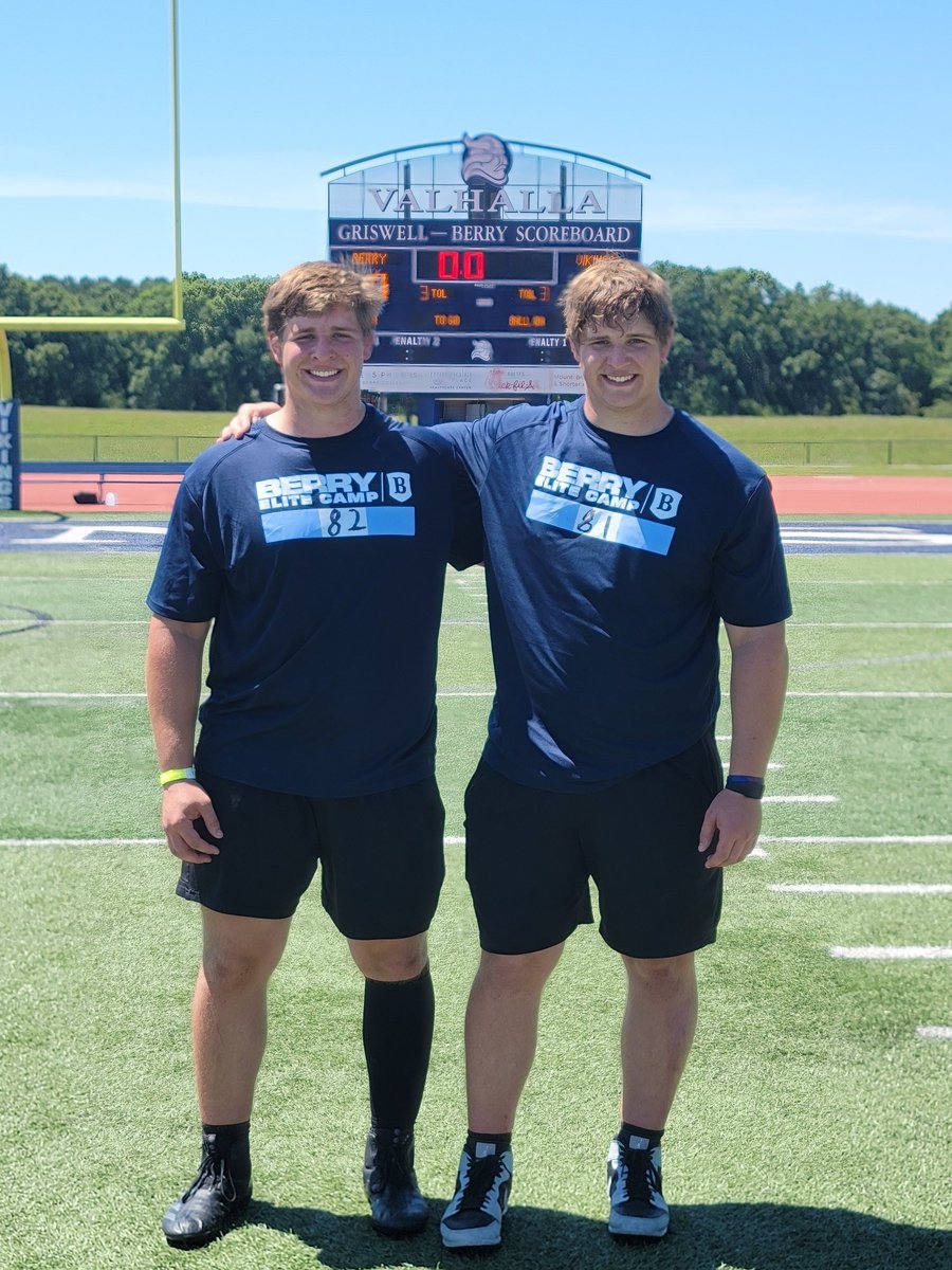 Andrew Smith (@andrewsoline) on Twitter photo Thank you <a href="/BerryFootball/">Berry Football</a> and <a href="/CoachJohnSikora/">John Sikora</a> <a href="/BCCoachK/">Tony Kunczewski</a> <a href="/FB_CoachElliott/">Joel Elliott</a> for a great camp! <a href="/KMHS_FootballGa/">π ππππ πππππ½πΌππ ποΈπ¨</a> <a href="/adammwilson/">Adam Wilson</a> <a href="/CoachCarmean/">Caleb Carmean</a> <a href="/KMHS_FootballGa/">π ππππ πππππ½πΌππ ποΈπ¨</a> <a href="/pbyoung77/">Coach Brian Young</a> <a href="/RecruitGeorgia/">Recruit Georgia</a> <a href="/NwGaFootball/">NwGa Football</a>
<a href="/Velocity_FB/">Velocity Football Academyβ’</a> Thank you <a href="/BerryFootball/">Berry Football</a> and <a href="/CoachJohnSikora/">John Sikora</a> <a href="/BCCoachK/">Tony Kunczewski</a> <a href="/FB_CoachElliott/">Joel Elliott</a> for a great camp! <a href="/KMHS_FootballGa/">π ππππ πππππ½πΌππ ποΈπ¨</a> <a href="/adammwilson/">Adam Wilson</a> <a href="/CoachCarmean/">Caleb Carmean</a> <a href="/KMHS_FootballGa/">π ππππ πππππ½πΌππ ποΈπ¨</a> <a href="/pbyoung77/">Coach Brian Young</a> <a href="/RecruitGeorgia/">Recruit Georgia</a> <a href="/NwGaFootball/">NwGa Football</a>
<a href="/Velocity_FB/">Velocity Football Academyβ’</a>