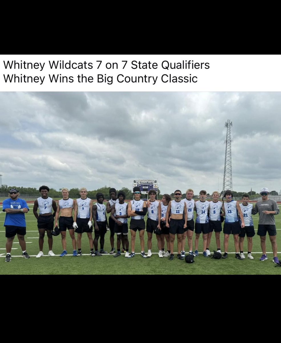 Whitney to state!!