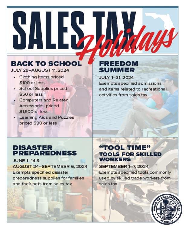 Make a note.  Sales tax holidays!  Share.  
#browardblackchamber