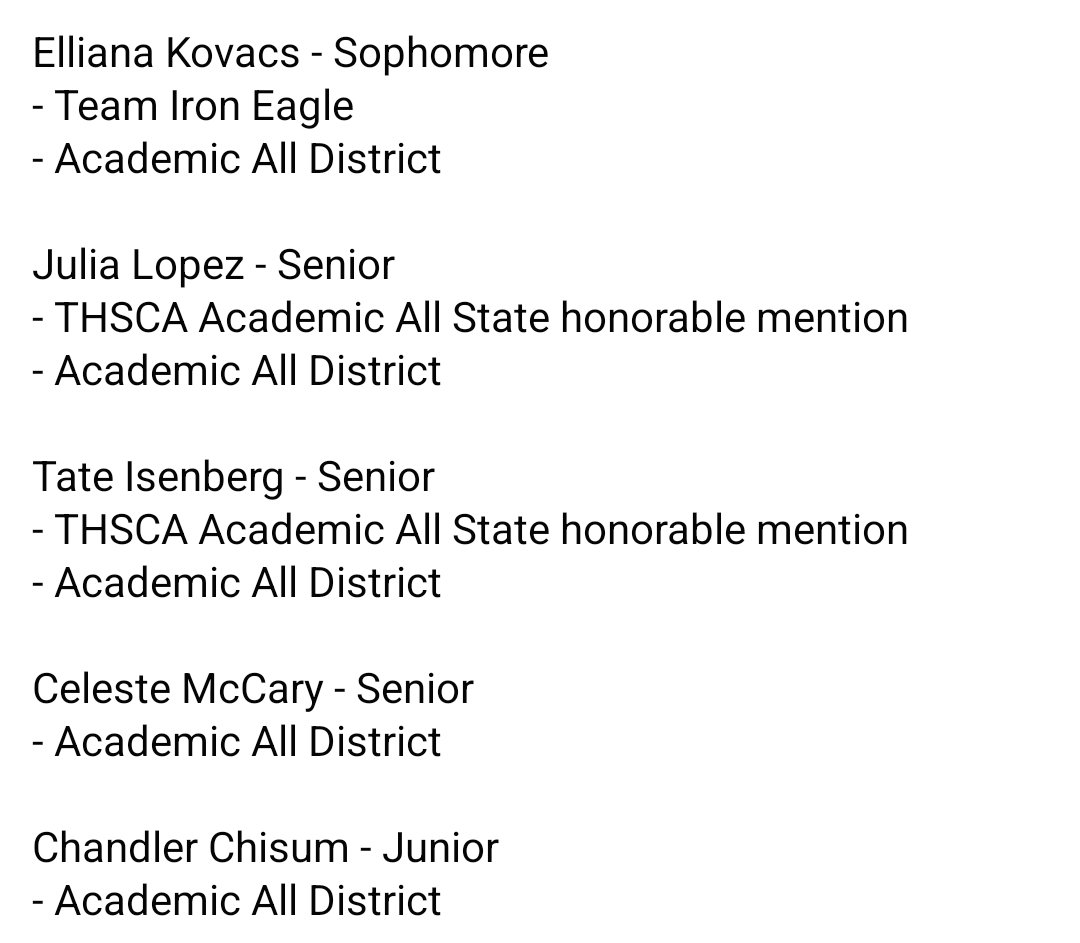 Slugging Eagles (Allen HS Softball) tweet media