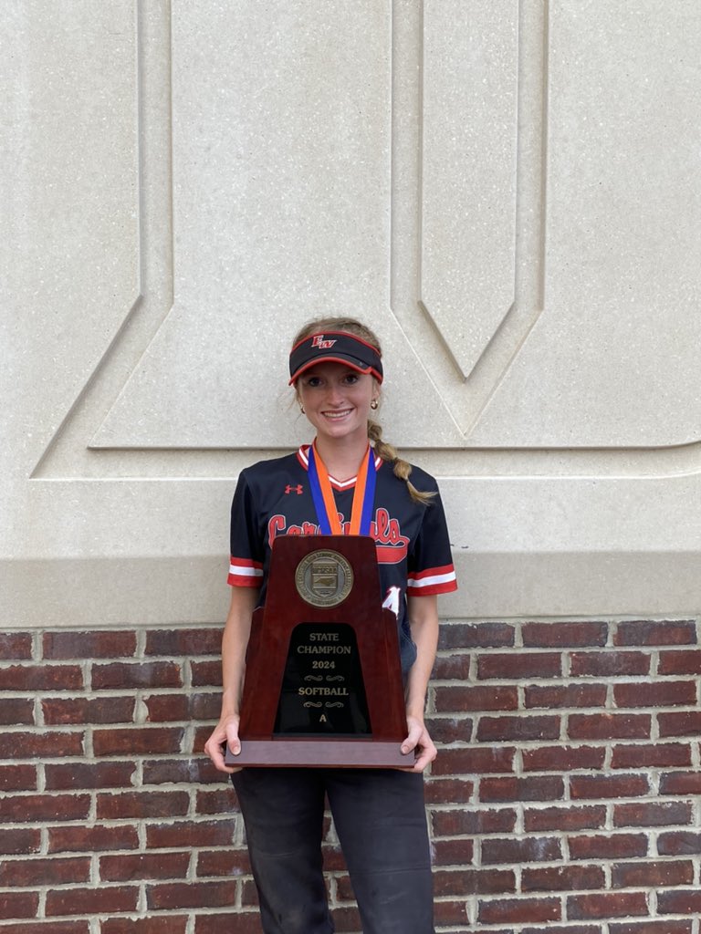 hatley2024's tweet photo. STATE CHAMPS BABY!!!!!! SOOOO proud of this team and how far we came! I will forever have so much love for this team and school! Sad my chapter as a Cardinal ended but i’m excited for my chapter as a bobcat!! @teamnceley @LMC_Softball @Jbum42 @maddykeefer https://t.co/TJwaJaIE4H