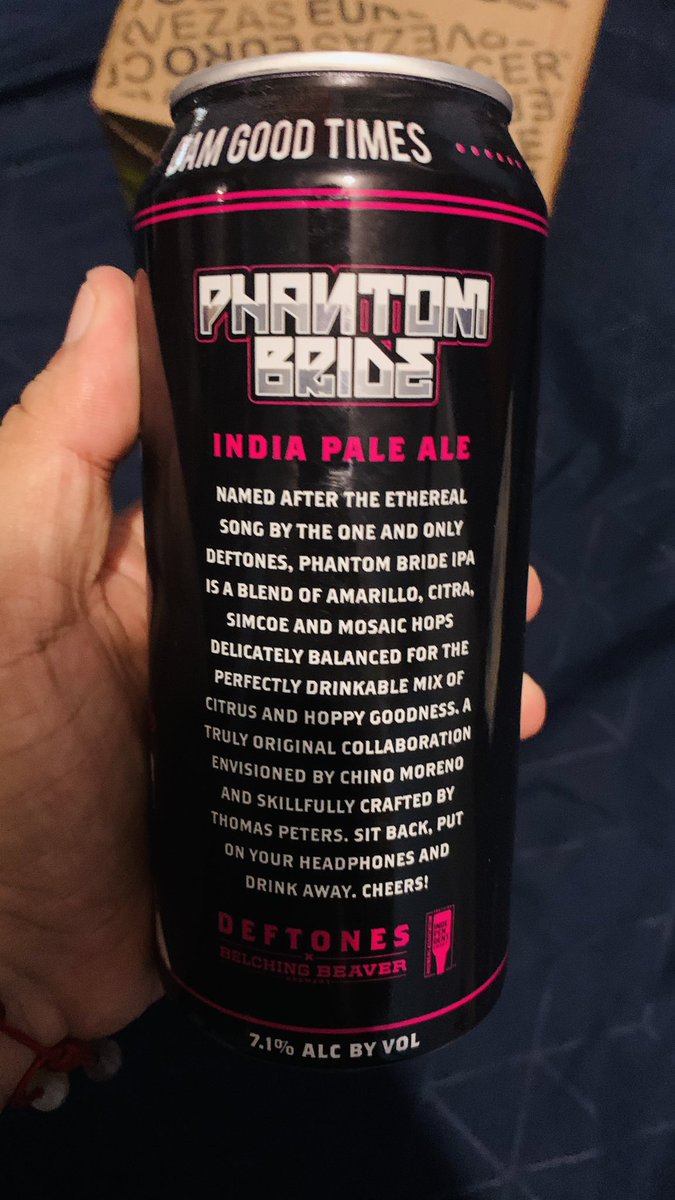 JoshDeftones's tweet photo. Deftones x Belching Beaver. Edición Phantom Bride. #DamGoodTimes https://t.co/MX9nqbEO1s