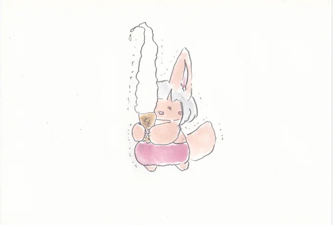 ソフトクリーム欲張りんなちゃん。#イラスト #メイドインアビス 