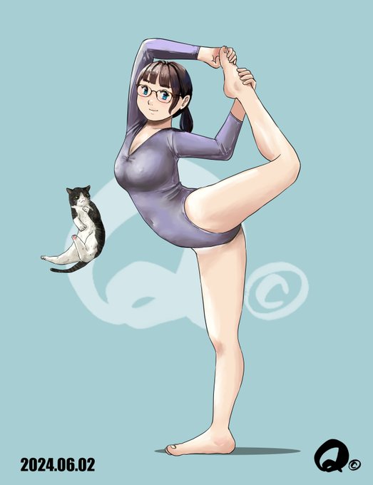 6/2㊐のモカちゃん🩰
レオタ大好き😋 