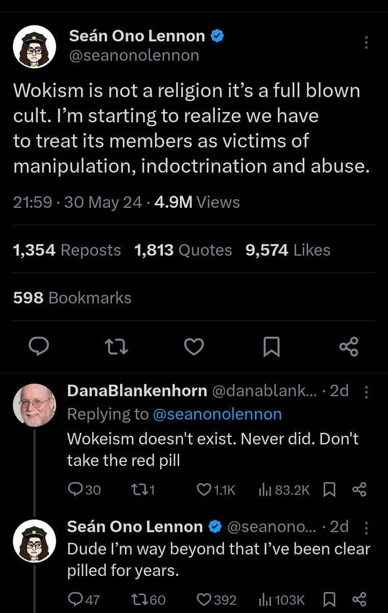 JasonTurner1966's tweet photo. I love this from John Lennon's youngest Son!
#sussexsquadarelosers #harrythespare #SpareUs #meghanisonlyfamousbecauseofthebritishroyalfamily #HarryandMeghan #Liars #fraudsters #megraine #horsewhippedharry #therewasnoracismsaysharry #provenliars #boring https://t.co/QNTkGbiWEb