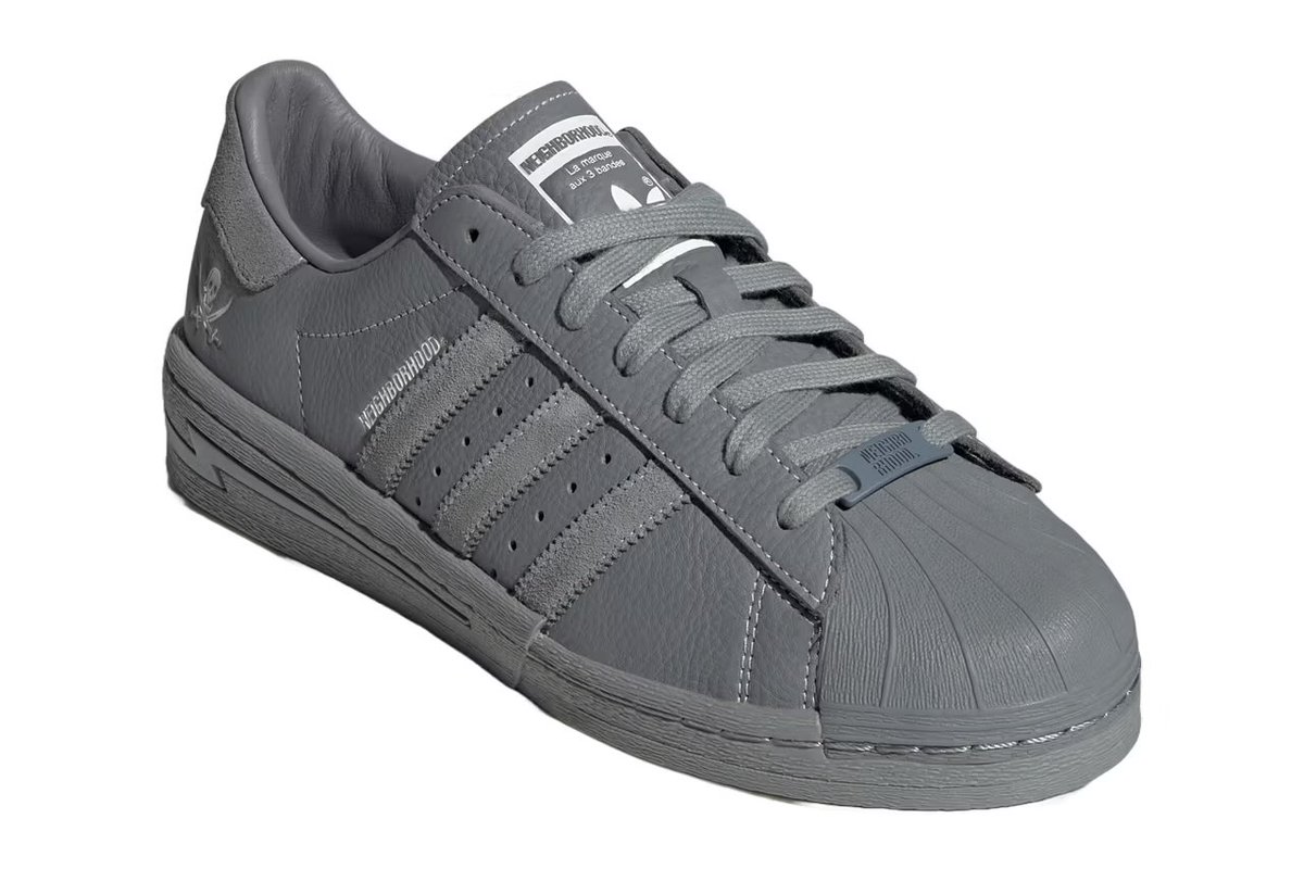 SneakerJawns's tweet photo. #Neighborhood X #Adidas #SuperStan “Cement Gray” More Pics and Info 🔗 https://t.co/5VXKXCSN8i https://t.co/PEpKY6KWdv