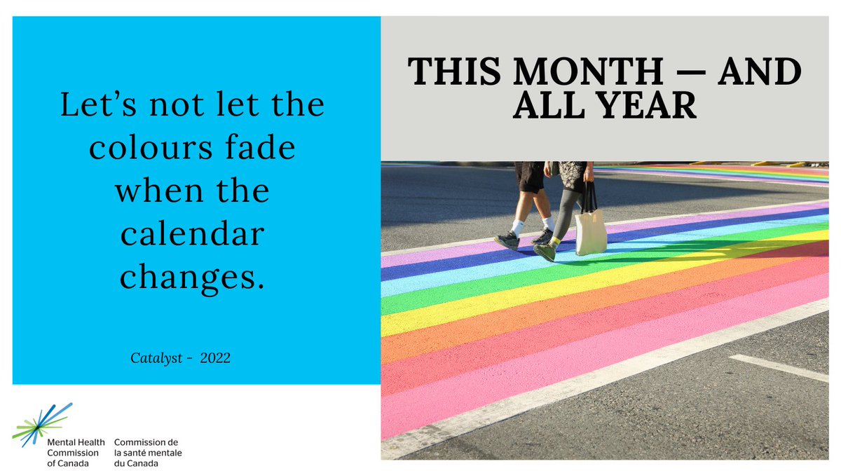 #Pride2024 - The well-being of people with diverse gender identities can be greatly affected by the characteristics, norms, practices, and spaces of our institutional environments. Learn more in our magazine, Catalyst: mentalhealthcommission.ca/catalyst/this-…