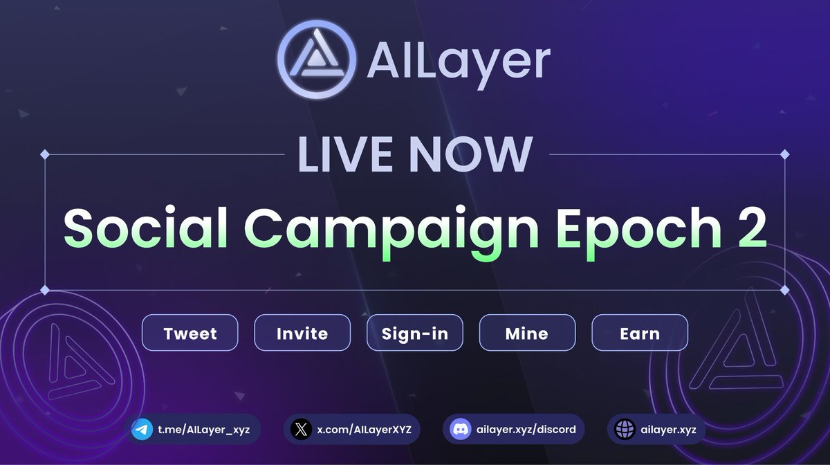 lahiru_97's tweet photo. Join me at @AILayerXYZ, the pioneering #AI-modular #Bitcoin #Layer2 solution, as we kick off the Social Campagin Epoch 2 event! I'v already earning points for upcoming #AILayer token airdrops! 🪂

Don't miss out on your chance to earn reward too! 🚀
 @AILayerXYZ  #AILayer https://t.co/l3DeaqwdKE