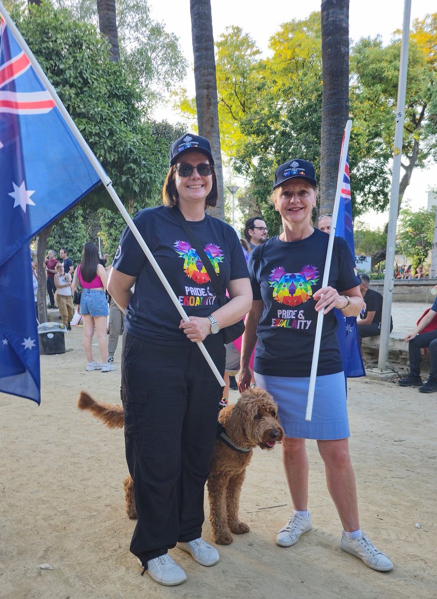 AusHCCyprus's tweet photo. #TeamAustralia was proud to march today in #CyprusPride together with #DiplomatsforEquality colleagues from many missions, supporting #LGBTQI rights. Well done to @AcceptCY for a great organisation! https://t.co/DkuBZG2YUN