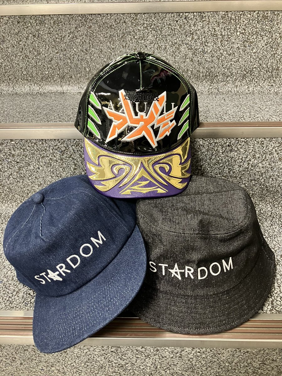 スターダム　団体ロゴ　キャップ AZMキャップ INTERFACE』 『STARDOM デニムロゴキャップ』『STARDOM