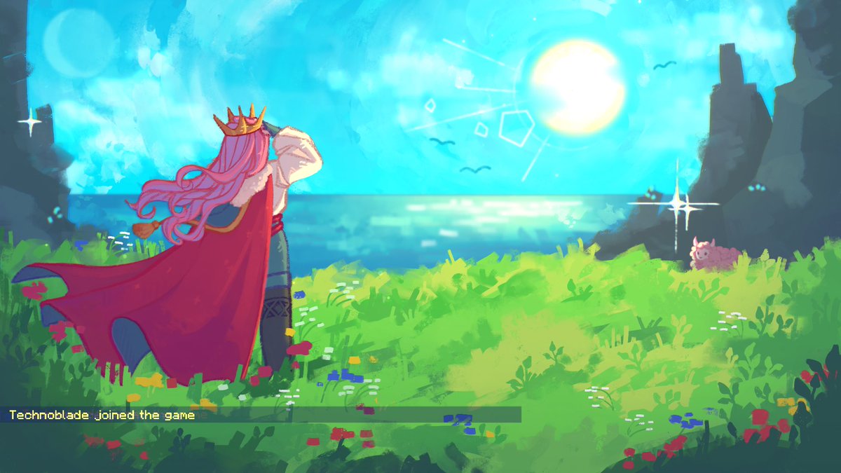 peachnii__'s tweet photo. happy birthday, pig man ♡

#technoblade25 https://t.co/FctPRyaLB3