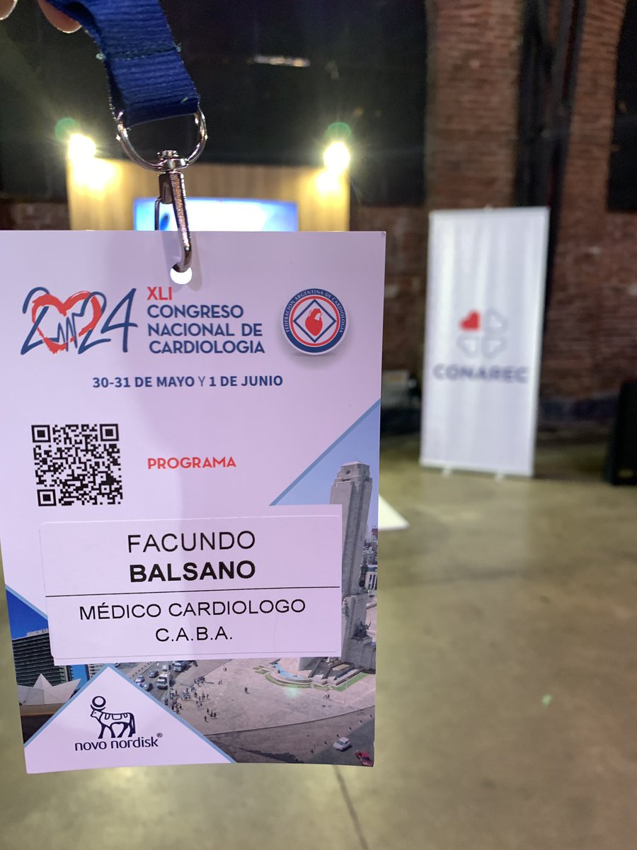 fbalsanoMD's tweet photo. Estos días tuve el gusto de participar en el XLI congreso argentino de Cardiología de la @ComunidadFAC en la ciudad de Rosario, representando a @CONAREC_ORG.
Mis felicitaciones para la @ComunidadFAC por el excelente evento.
#Congreso #FAC #CNC2024 #Residentes #CONAREC https://t.co/eqgkjPQtuS