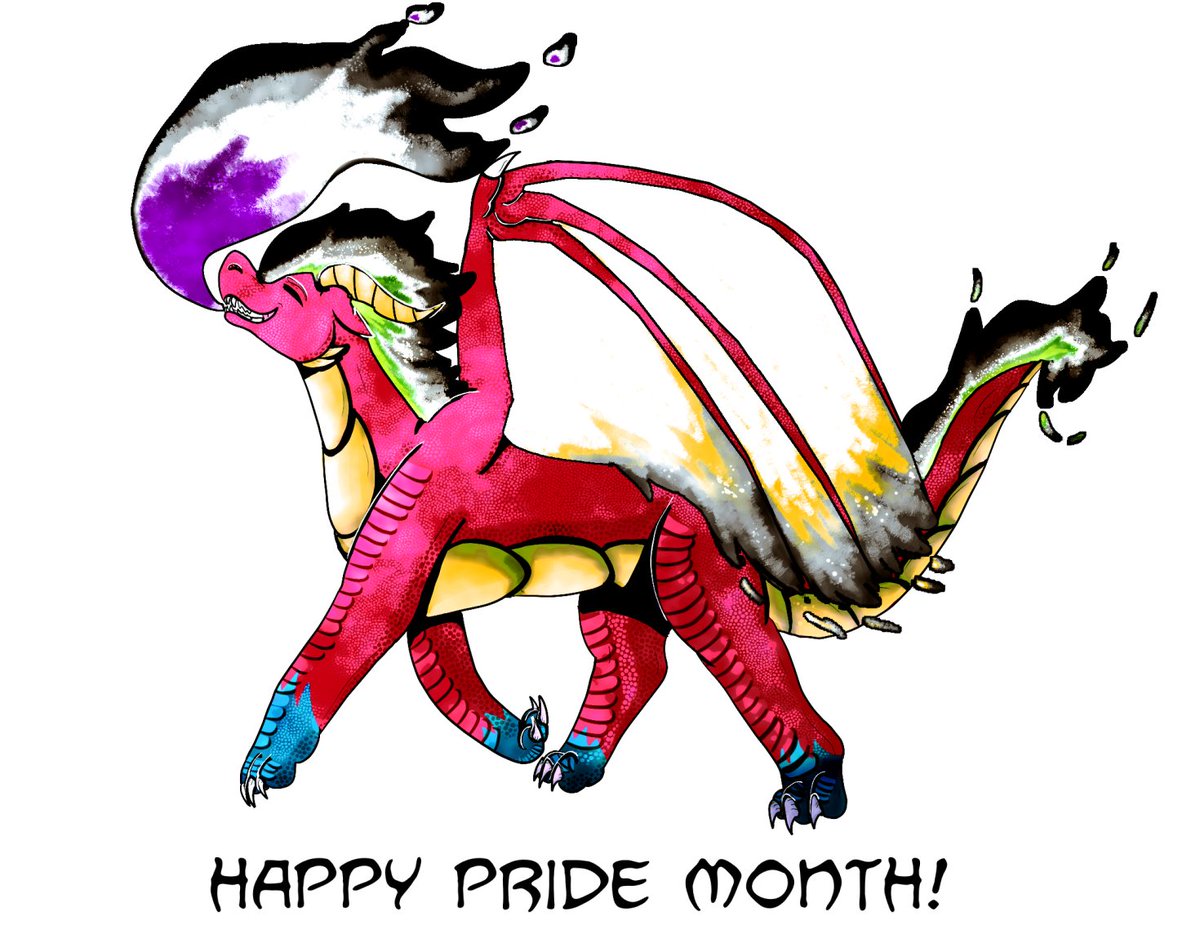 HealthFranis's tweet photo. Happy Pride Month!
#pridemonth #pridemonth2024 #dragon #scalie #fursona #oc #myoc #avatar #demigender #asexual #aromantic #digitalpainting #digitalart #myart https://t.co/3uIeHqZcy8
