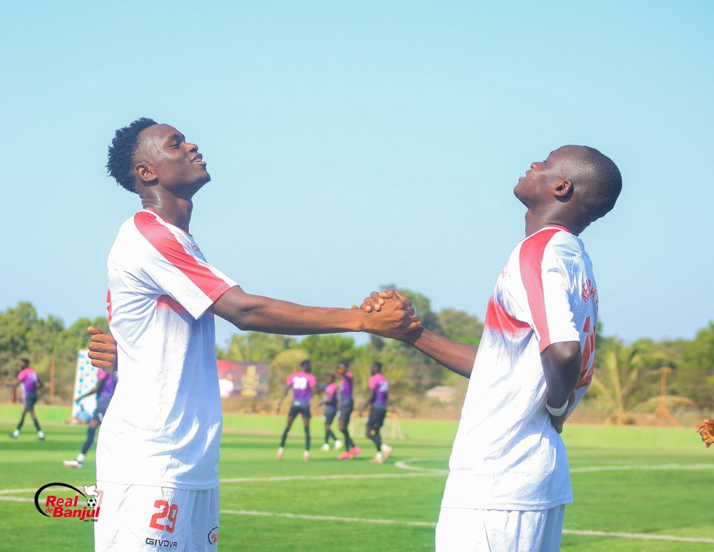 RealDeBanjulFC's tweet photo. IT WAS A MATTER OF WHEN NOT IF 🤍❤️🎉👏🏼!

Send the flowers to the Back-to-Back Champions way 🤗!

#rdb #champions14 #backtoback #real4real #cityboys #thewhites #realdebanjul https://t.co/XJAhUkGQ2o