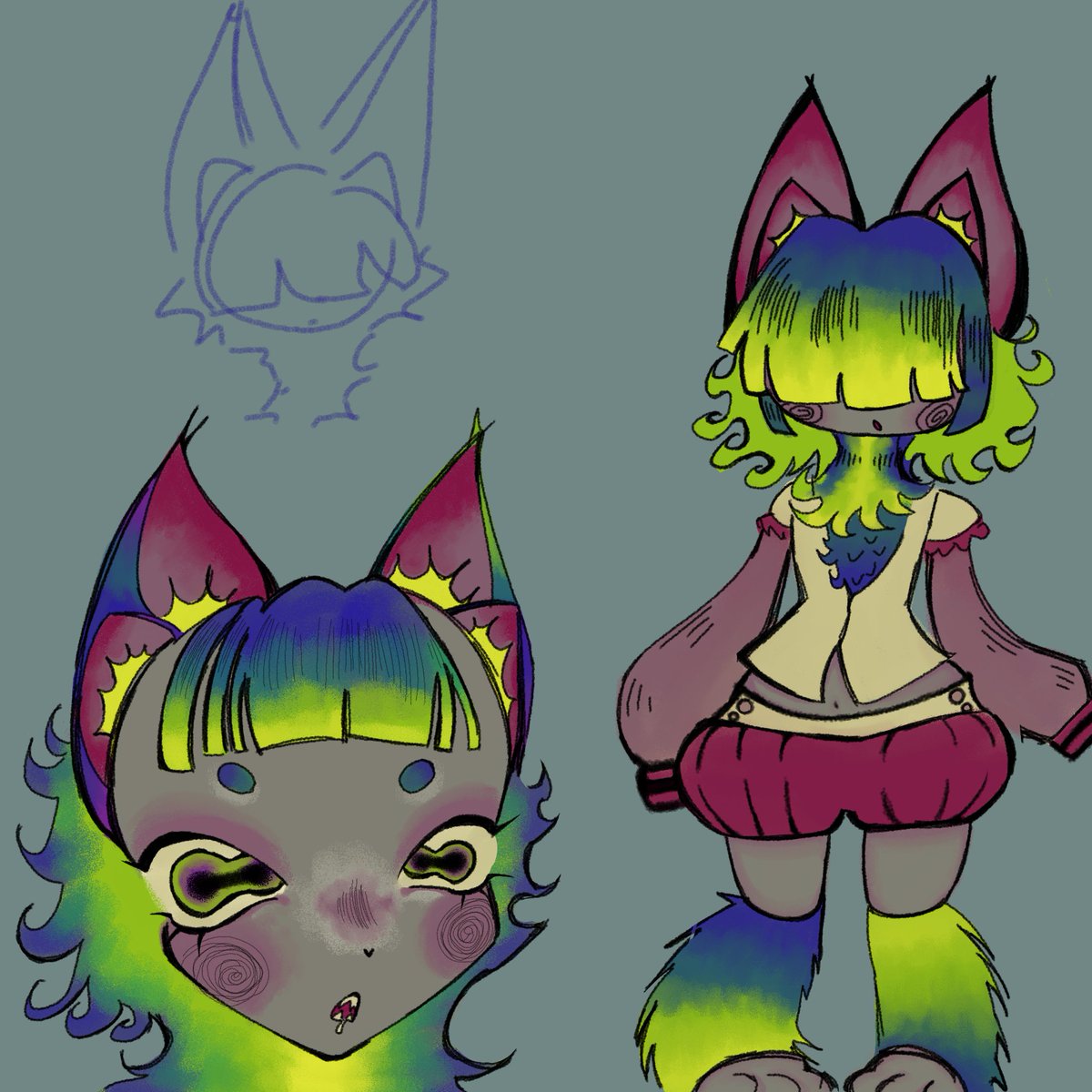 ATTACKATTICUS's tweet photo. Hi guys this my fursona thanks hi
#rkgk #PrideMonth2018 https://t.co/MMxwIMYBgB