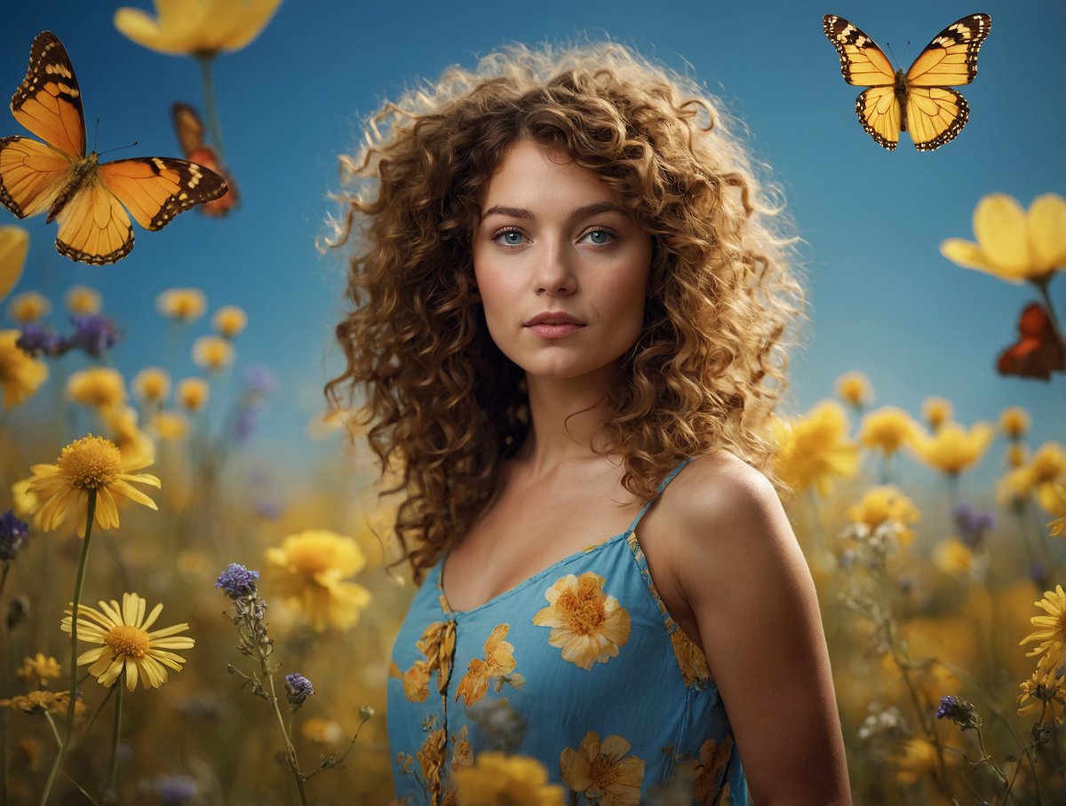 ysnverse's tweet image. Surrounded by nature's beauty and fluttering friends. 🌼🦋✨

#ButterflyMagic #NatureLover #FlowerPower #EtherealBeauty