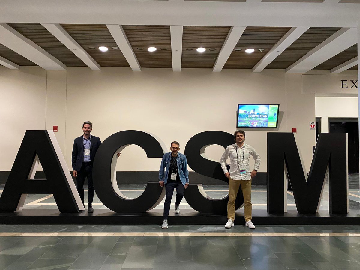 I’m very pleased with how #ACSM2024 in Boston went. It was a great opportunity to meet new people, discuss and get inspired.