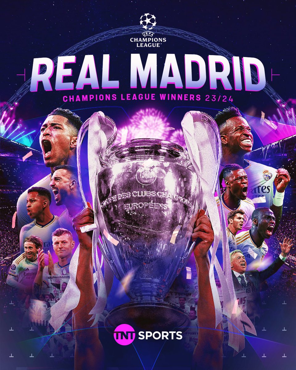 REAL MADRID ARE CHAMPIONS LEAGUE WINNERS ONCE AGAIN! 🏆