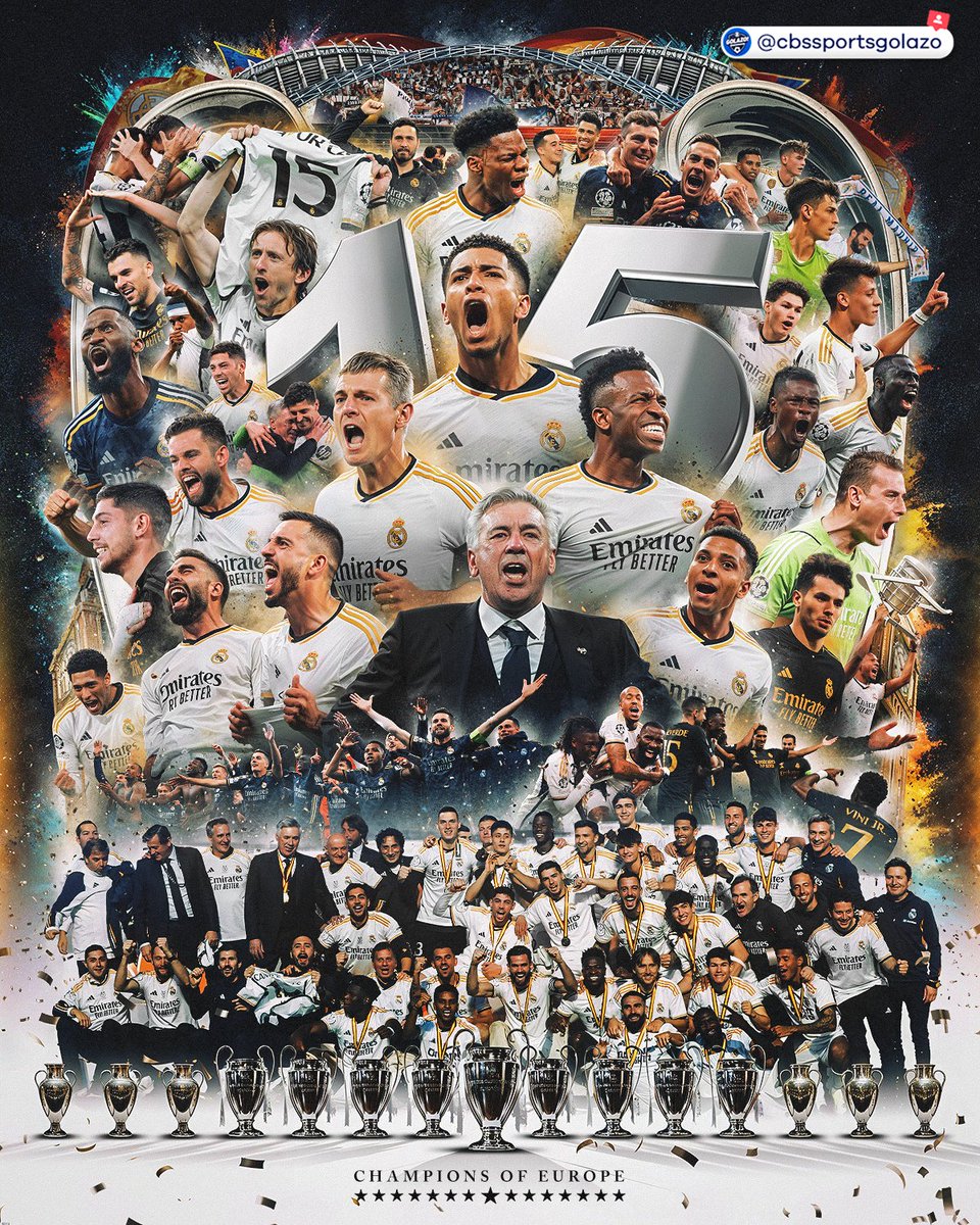THE KINGS OF EUROPE HAVE DONE IT AGAIN 👑

REAL MADRID ARE THE 2023/24 #UCL CHAMPIONS 🏆