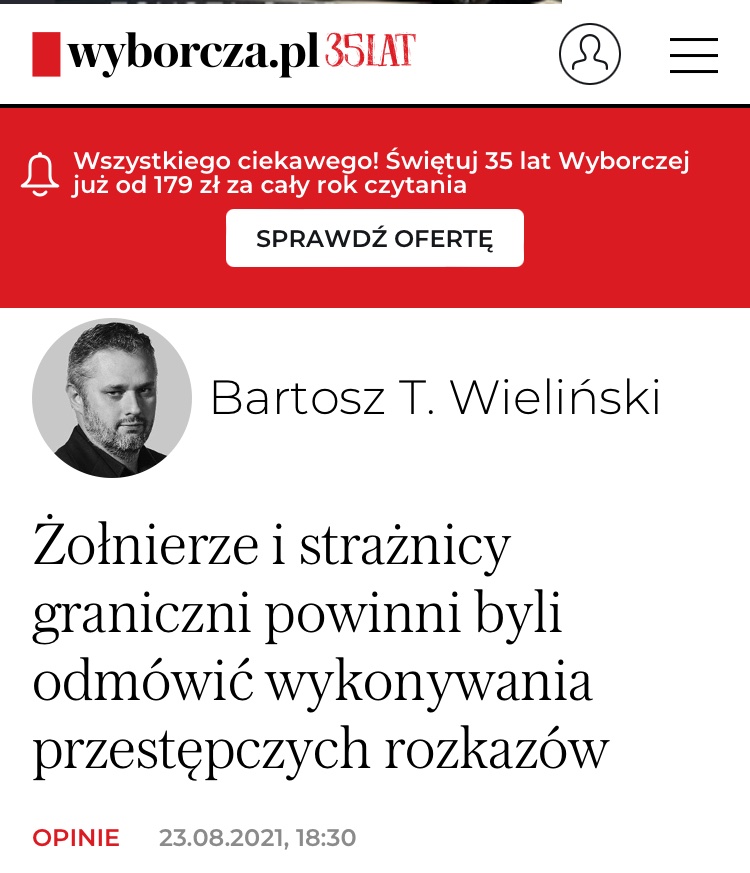 Pod tym tłitem gromadzimy dowody na to, że dzisiejszy obóz rządowy z przystawkami medialnymi wspierał hybrydowy atak na polską granicę. Ja zaczynam. Do dzieła!