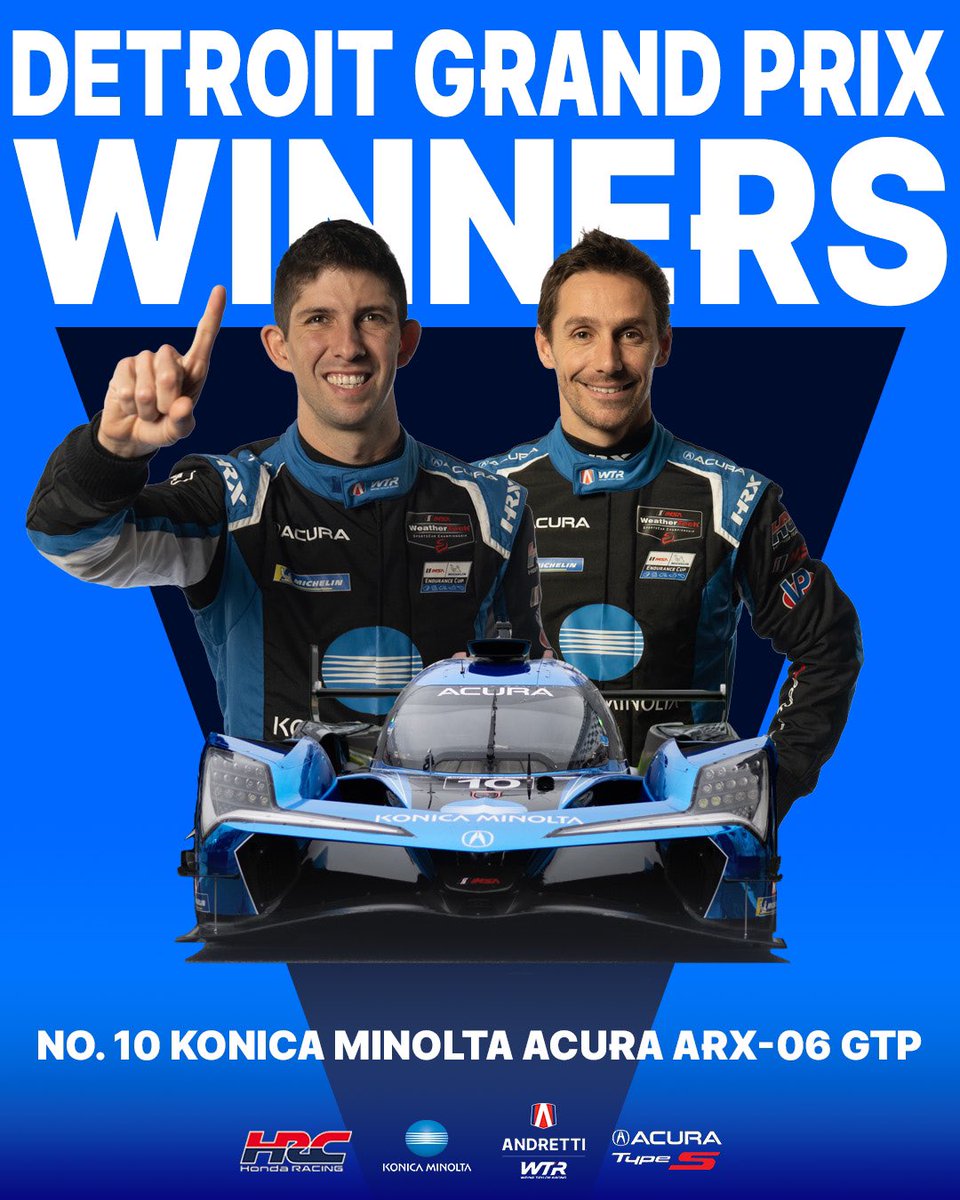 THAT’S WHAT WE’RE TALKING ABOUT!!! 🍾

The No. 10 Acura ARX-06 brought home the checkered flag! 

#WTRAndretti // #Acura // #KMSports