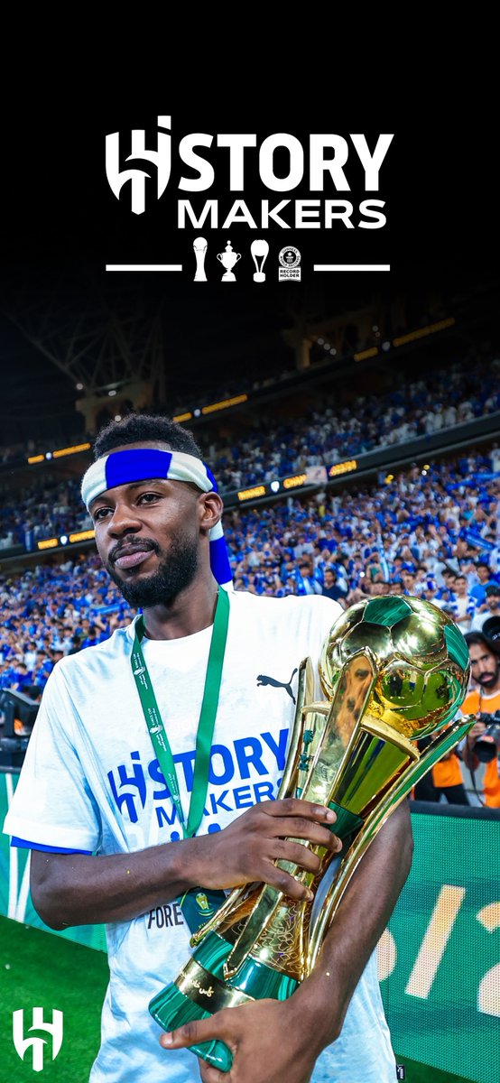Alhilal_EN's tweet photo. 📁Another set of #HistoryMakers wallpapers 🏆💙

#AlHilal https://t.co/aXfZBYGwTx