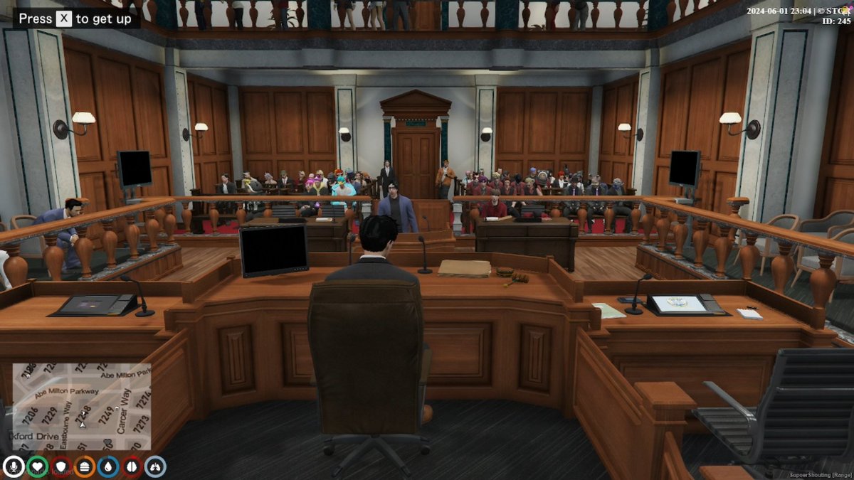 Shirono_hiou's tweet photo. 今日の #ストグラ は、
「謎解きビジネスのお話」
「9055裁判～市長VS上田～」
「社員の決意、黒への道」
「祝🎉葛城3回目の失恋」
裁判カロリー高かったけどよかったって言ってもらえて助かったーーーーーー！！！！！
裁判官視点見てた人なら分かると思うけど、傍聴席のリアクションが届かないのホント怖いんよアレ！！！！
後程、今回の裁判の件についてまとめたものをツイートしますね