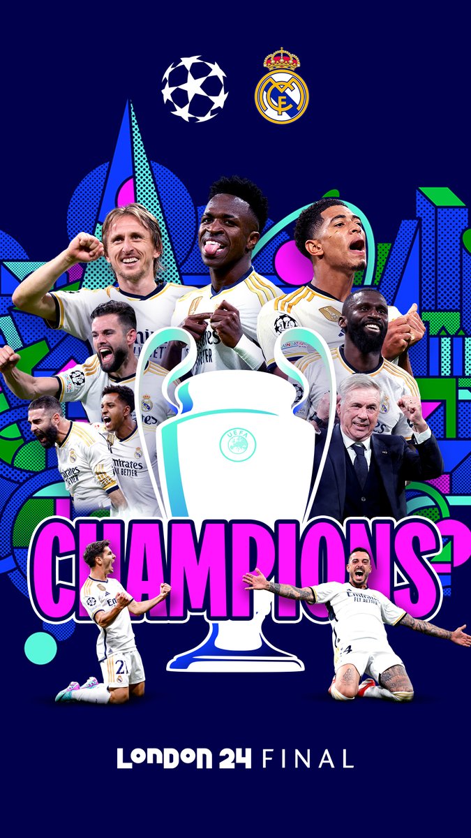 LigadeCampeones's tweet photo. 🥇 𝐄𝐥 𝐑𝐞𝐚𝐥 𝐌𝐚𝐝𝐫𝐢𝐝, 𝐜𝐚𝐦𝐩𝐞𝐨́𝐧 𝐝𝐞 𝐄𝐮𝐫𝐨𝐩𝐚 𝐩𝐨𝐫 𝟏𝟓ª 𝐯𝐞𝐳 

#UCLfinal https://t.co/UHZ4hxZX3k